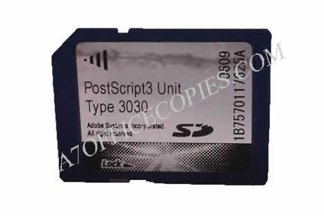 Ricoh carte SD PostScript 3 type 3030 - Ricoh PostScript 3 Unit type 3030 - Ricoh Aficio 3025 / 3030