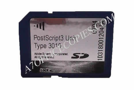 Ricoh carte SD PostScript 3 type 3010 - Ricoh PostScript 3 Unit type 3010 - Ricoh MP 2510 / MP3010
