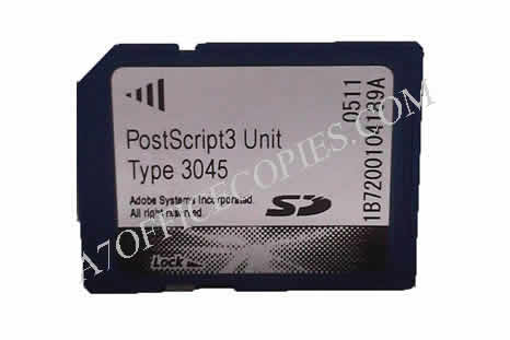 Ricoh carte SD PostScript 3 type 3045 - Ricoh PostScript 3 Unit type 3045 - Ricoh Aficio 3035 / 3045