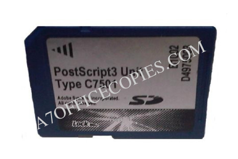 Ricoh Carte SD PostScript 3 type C5501 - Ricoh PostScript 3 Unit type C5501 - Ricoh MP C6501 / MP C7501 / MP C6501SP / MP C7501SP
